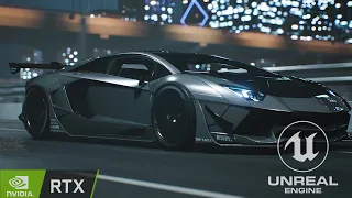 LB ☆ WORKS Aventador - Unreal Engine cinematic with Raytracing