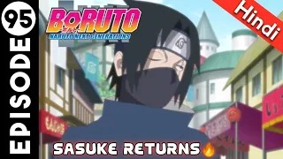 🤩Boruto Episode 95 in Hindi || Sasuke Returns🔥 || by critics anime