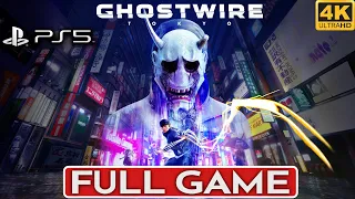 GHOSTWIRE TOKYO PS5 Gameplay Walkthrough FULL GAME [4K 60FPS Ray Tracing] - No Commentary