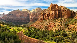 Zion Mount Carmel Highway Scenic Drive, Utah, USA, Highway 9, Zion National Park - Part 2