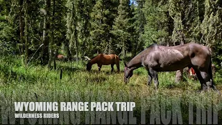 Wyoming Range National Recreation Trail by Horse Back A true Wilderness Experience