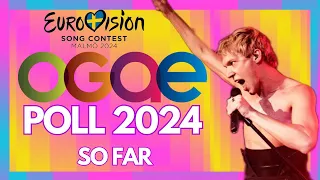 Eurovision 2024: OGAE 2024 Poll (So Far) Results 5/41