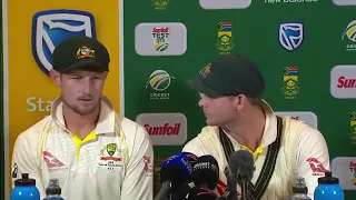 Steve Smith & Cameron Bancroft interview after ball tampering incident || HD||