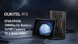 OUKITEL RT5 Rugged Tablet for Extreme Condition | 10000mAh Battery16MP Camera|10.1-inch Vast Display