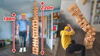 MEGA XL JENGA TOREN 😲 #2419