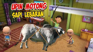 Upin ipin Motong Sapi Lebaran kurban di Rumah , ipin senang ! GTA Lucu