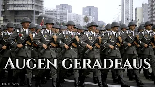 Augen geradeaus [GDR song][+English translation]