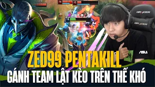 PROVIEW ZED99 VỚI GIÁO ÁN ZED CỰC CHÁY ĂN PENTAKILL GÁNH TEAM LẬT KÈO TRÊN THẾ KHÓ SIÊU HAY