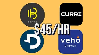 How To Earn $45 PER HOUR with Curri, Bunjii, Dispatch, Veho) Courier Driving Apps