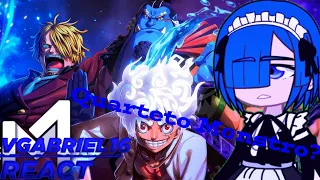 Re:Zero React Luffy, Zoro, Sanji & Jinbe (One Piece) - Quarteto Monstro | AS/AU | M4rkim