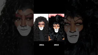 Scar Makeup Transformation! The Lion King | #Shorts #creativemakeup  #makeup