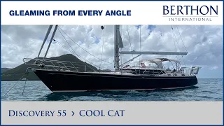 Discovery 55 (COOL CAT), with Sue Grant - Yacht for Sale - Berthon International Yacht Brokers