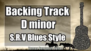 Stevie Ray Vaughan Style Backing Track in D minor - Dm - Slow Blues Guitar Jam Backtrack