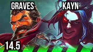 GRAVES vs KAYN (JNG) | 12/3/16, 300+ games, Dominating | EUW Master | 14.5