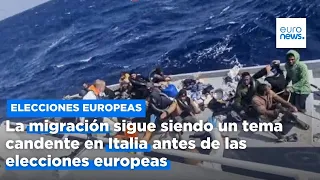 La migración sigue siendo un tema candente en Italia antes de las elecciones europeas