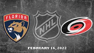 NHL Panthers vs Hurricanes | Feb.16, 2022