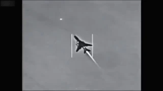 Footage of F 18E Super Hornet  Downing A Syrian Su 22
