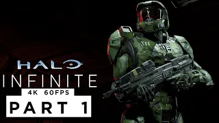 HALO INFINITE Walkthrough Gameplay Part 1 - (4K 60FPS) - No Commentary