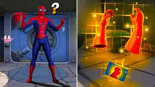 Fortnite Spider-Man's Web Shooters Mythic Weapon Boss Spiderman Vault Location in Chapter 3