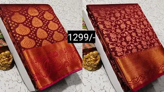 Salem, Elampillai sarees/Semisilk collection/Grand wedding sarees/Price - 1299+$/- Only...