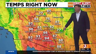 Falling temperatures ahead for the Phoenix area