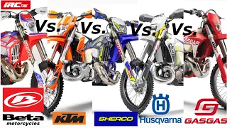 Hard Enduro Bike Comparison! Beta Vs. Sherco Vs. GasGas Vs. KTM Vs. Husqvarna