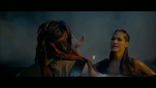 jack sparrow gets slapped by a mermaid