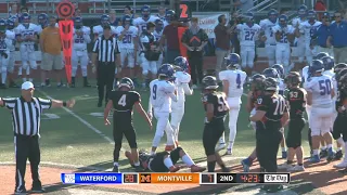 Big hit by Waterford's Jackson Harshberger