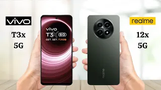 Vivo T3x 5G Vs Realme 12x 5G - Full Comparison 2024