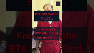 DENNIS RADER (BTK) FACTS #truecrime #serialkillerdocumentary #btk #dennisrader