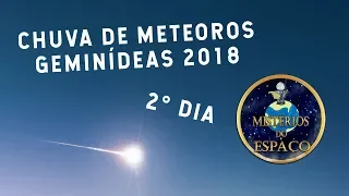 AO VIVO: CHUVA DE METEOROS GEMINÍDEAS 2017 (2° DIA)