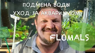 ПОДМЕНА ВОДЫ И ЧИСТКА АКВАРИУМА