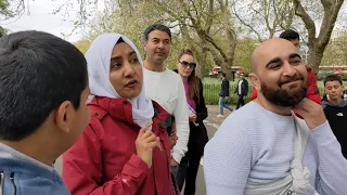 (2) Men of God - Encourage Muslims - Speakers Corner Hyde Park London 7-5-2023.