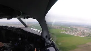 Approach & Landing Bratislava, Slovakia, RWY31, Boeing 737-800