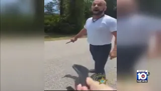 A violent road rage encounter was caught on camera