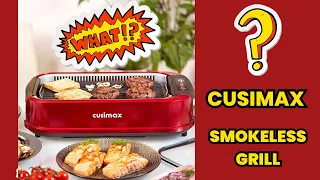 Reviewing the CUSIMAX smokeless grill #review #productreview #reviews