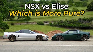 1991 Acura NSX vs 2006 Lotus Elise - Head to Head Review!