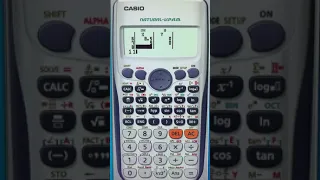 Simple Linear Regression using Casio fx-991-ES Plus