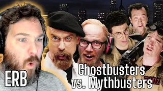 BUST THE FLUFF!! Ghostbusters vs Mythbusters. Epic Rap Battles of History [Reaction]
