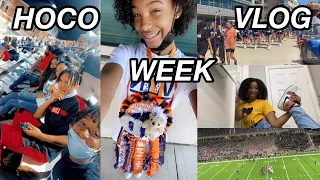 HOMECOMING WEEK VLOG // dress up days, pep rally, parade, football game