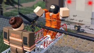 CORRUPT FIREFIGHTER helps CRIMINAL ESCAPE! (emergency response liberty county) (ROBLOX)