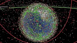 Visualization of all publicly registered satellites in orbit.