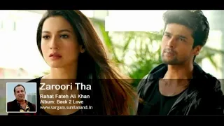 🔴LIVE #Video Rahat Fateh Ali Khan   Zaroori Tha360p #Rahatfatehalikhan #sadsong #zarooritha HD song