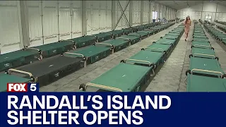 NYC migrant crisis: Randall's Island shelter opens for up to 3,000 people