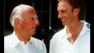 Brian Johnston descending into giggles during a Test Match Extended Version