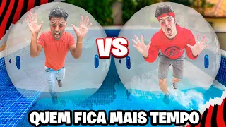 QUEM FICAR MAIS TEMPO NA SUA BOLHA GIGANTE, VENCE! - Desafio