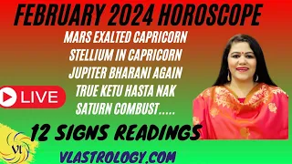 February 2024 Horoscope 12 Signs Readings & Remedies by VL #februaryhoroscope #astrology