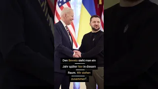 Biden in Ukraine | US-Präsident trifft Selenskyj in Kiew #shorts