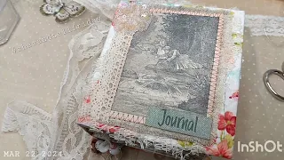 Chunky Handmade Miniature Junk Journal | D.T Project Flip Thru #shawandtellfriday