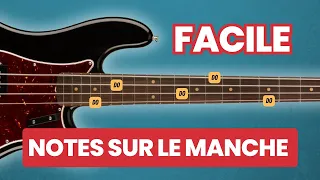 JE DÉBUTE LA BASSE - Cours 5 🎸Les NOTES sur le MANCHE